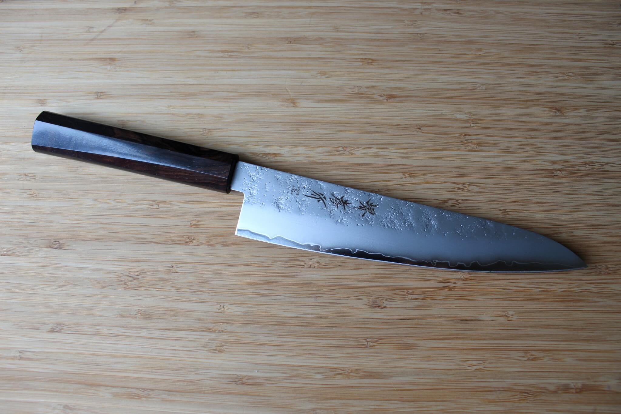 Sakai Takayuki VG10 Nashiji Gyuto with Ebony Handle 210 mm (8.2")