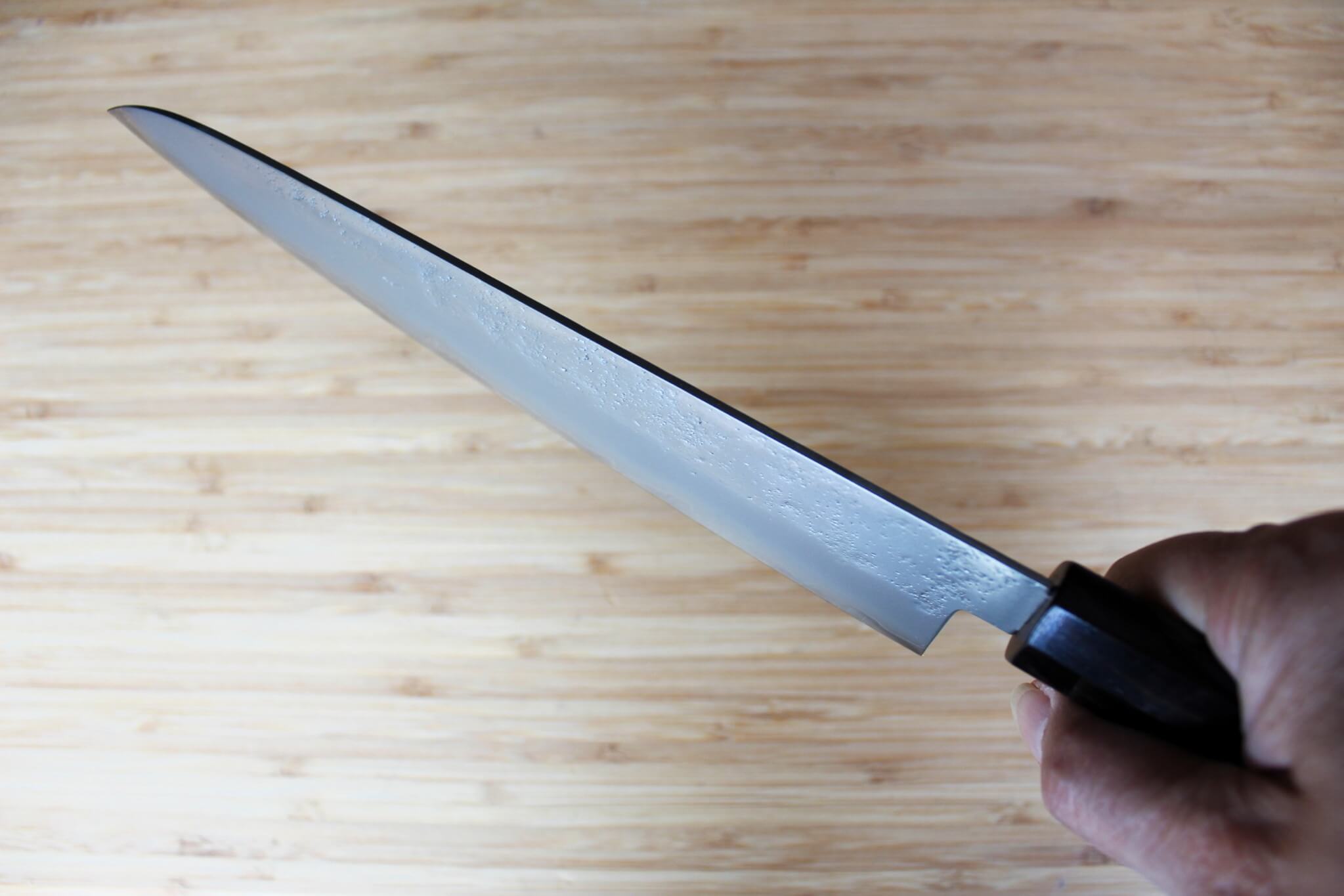 Sakai Takayuki VG10 Nashiji Gyuto with Ebony Handle 210 mm (8.2")