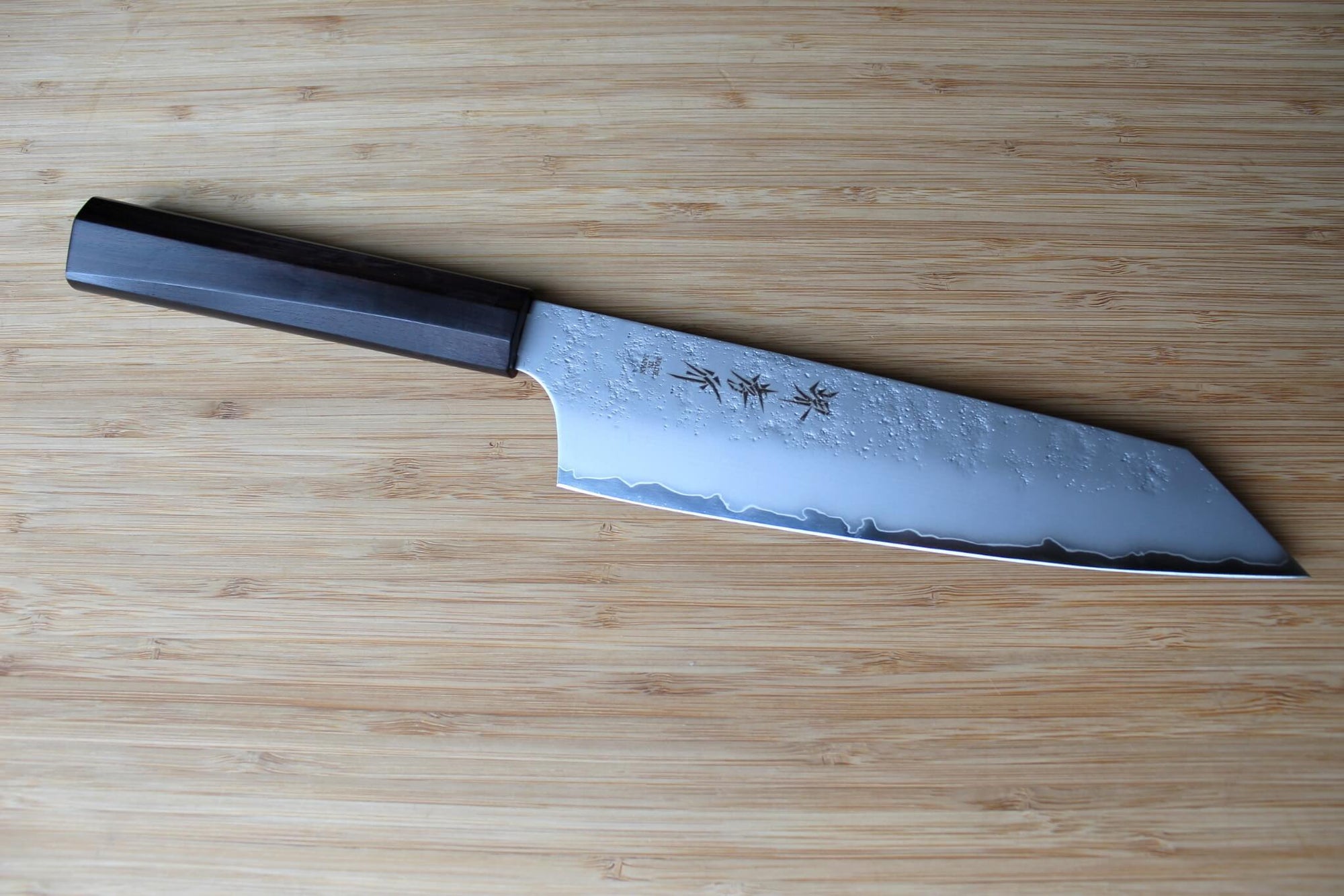 Sakai Takayuki VG-10 Nashiji Kengata Gyuto with Ebony Handle 190 mm (7.5")