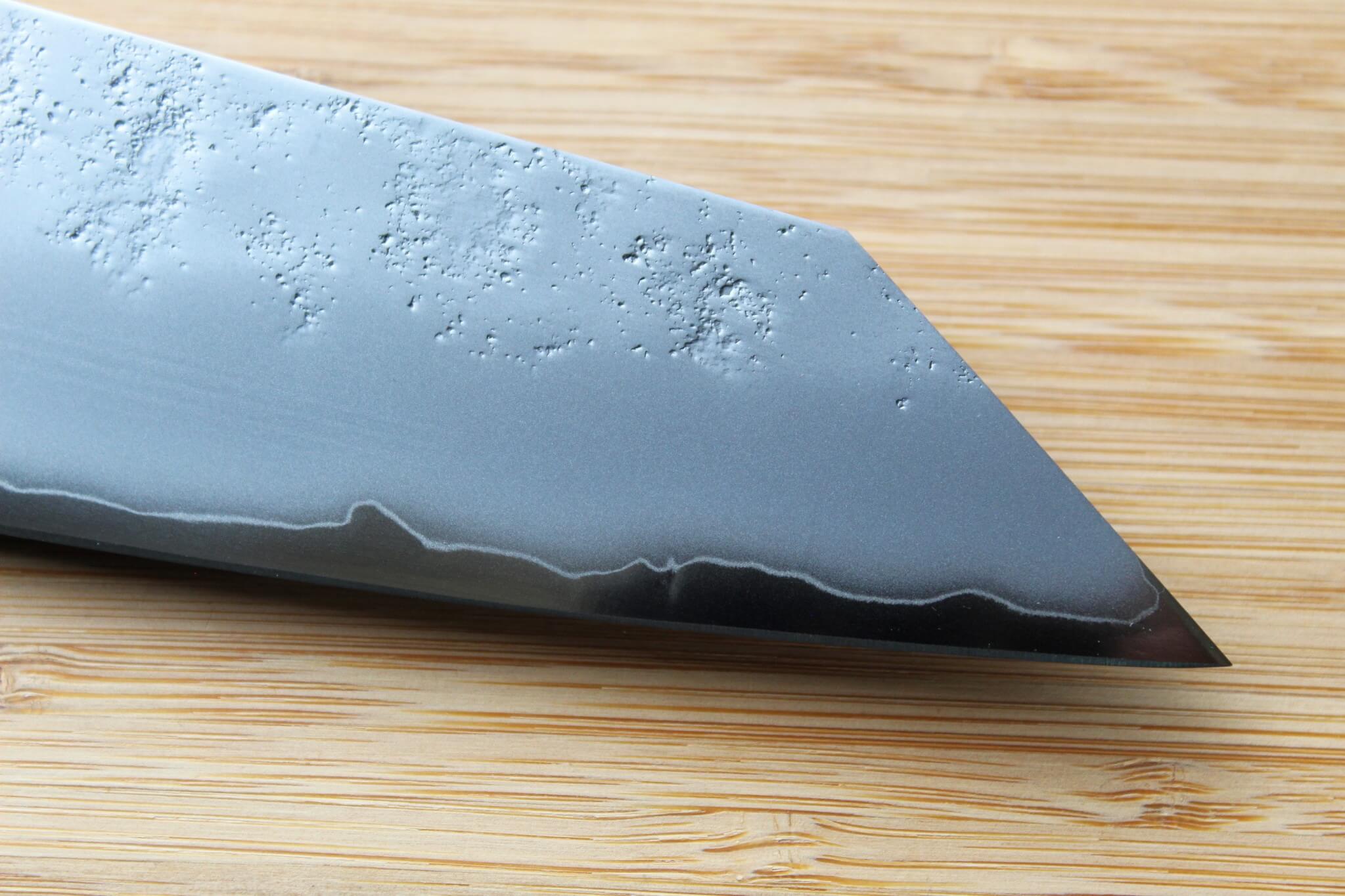 Sakai Takayuki VG-10 Nashiji Kengata Gyuto with Ebony Handle 190 mm (7.5")