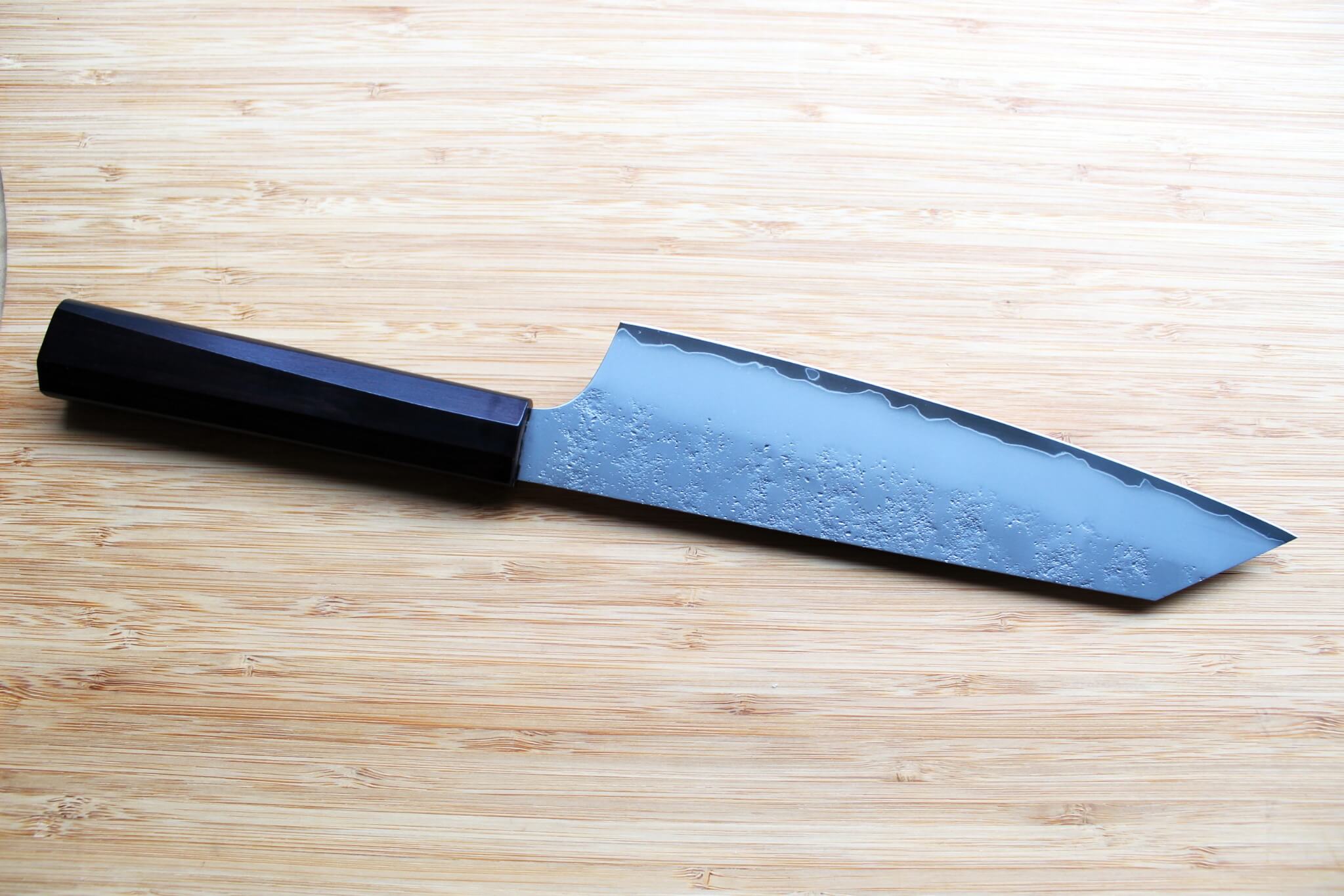 Sakai Takayuki VG-10 Nashiji Kengata Gyuto with Ebony Handle 190 mm (7.5")