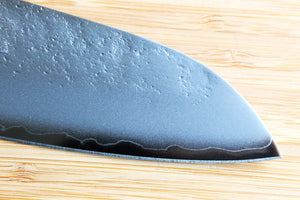 Sakai Takayuki Nashiji Santoku with Ebony Handle 170mm (6.7")