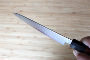 Sakai Takayuki Grand Chef Hamon Damascus 150mm (4.9") Petty with Ebony Rosewood Handle