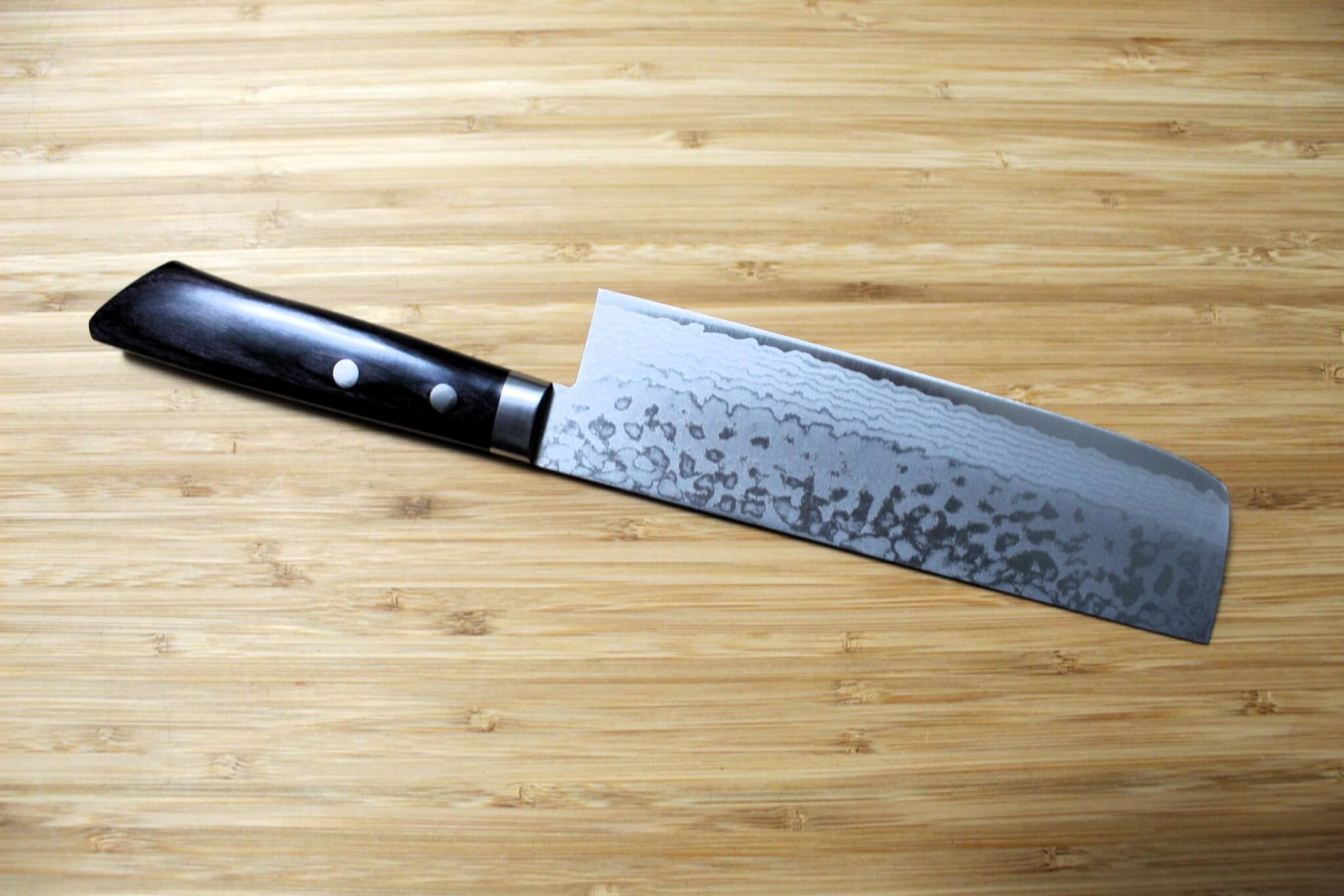 Sawakazuma Ryumon VG-10 17 Layer Damascus Nakiri 170mm / 6.6"