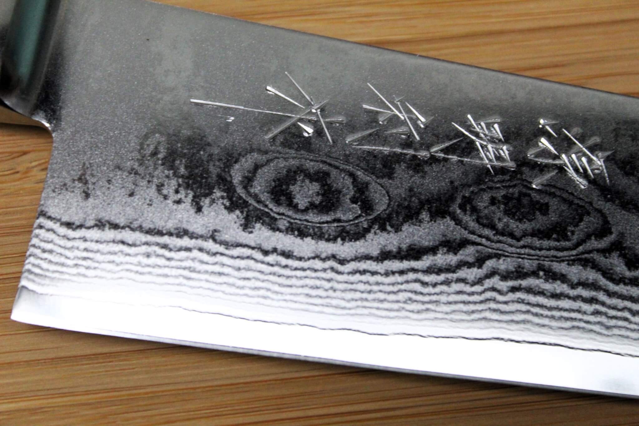 Sawakazuma Senpuu VG-10 Damascus Gyuto Knife 210 mm / 8.2"