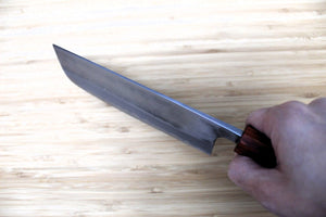 Sawakazuma Yugiri Shironiko Nashiji Nakiri Knife 165 mm / 6.5" Maple and Renghas Handle