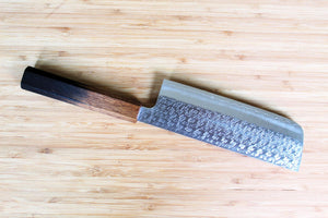 Sawakazuma Hubuki SRS13 Nakiri Knife 165 mm / 6.5" Oak Handle