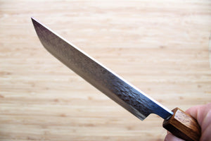 Sawakazuma Hubuki SRS13 Nakiri Knife 165 mm / 6.5" Oak Handle
