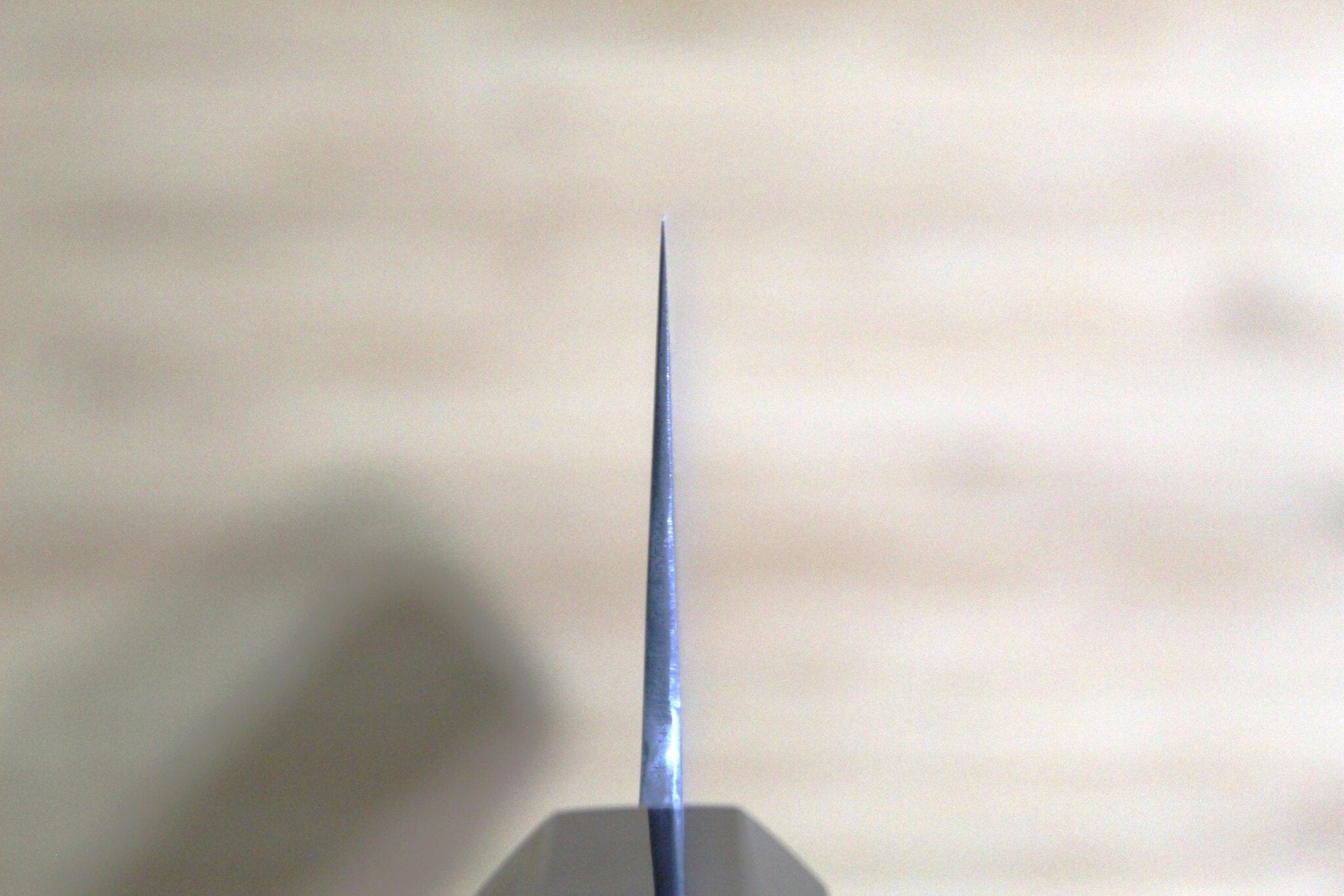 Shigeki Tanaka Habakiri Damascus SG2 Steel Nakiri with Ebony Handle Buffalo Ferrule 165mm / 6.5"