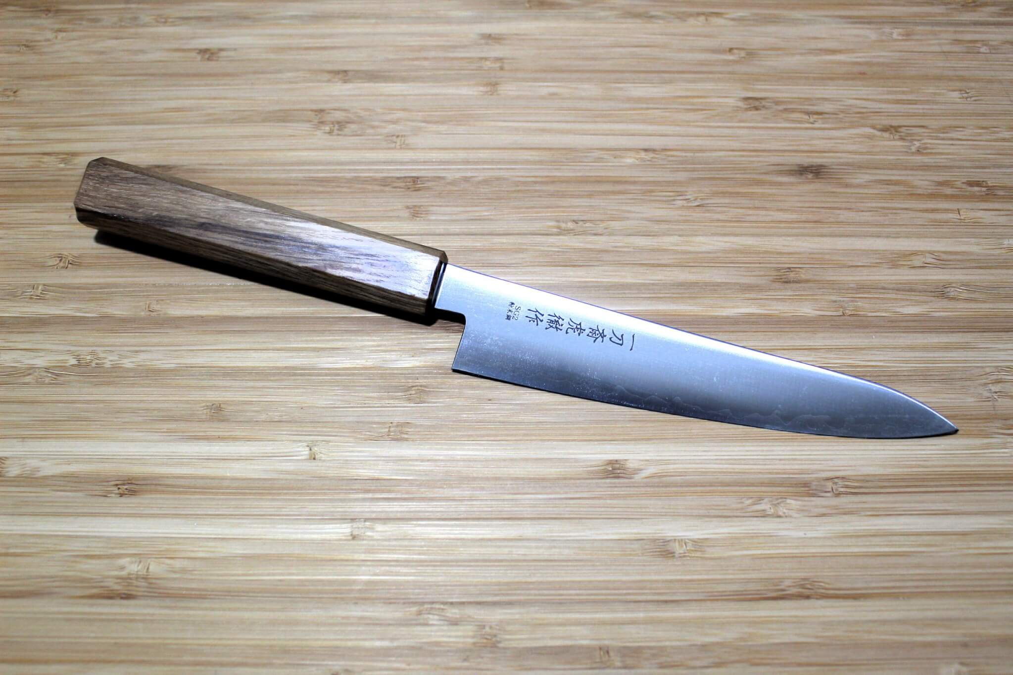 Takahashi Kusu SG2 Steel Petty with Oak Handle 150mm / 5.9"