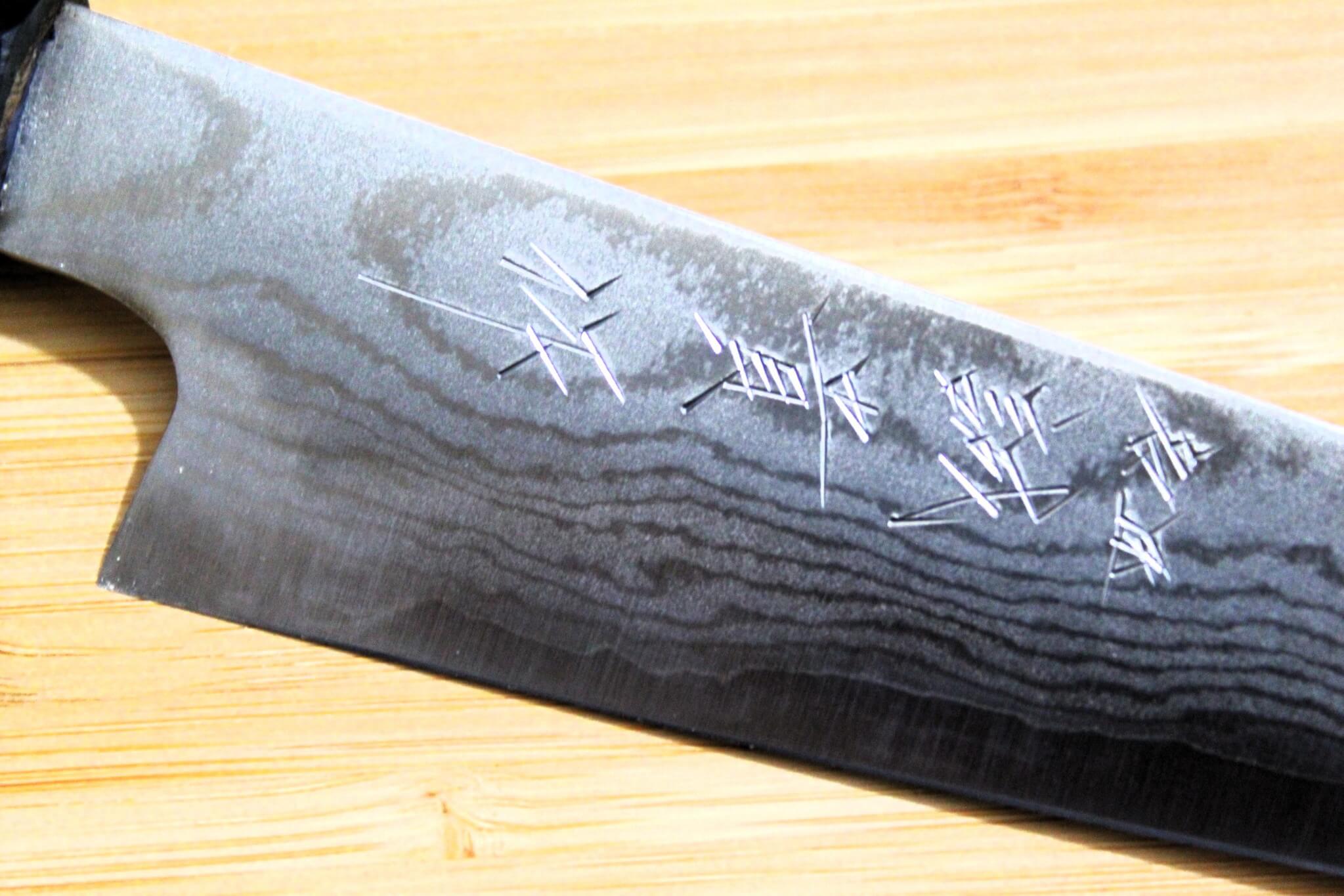 Shigeki Tanaka Damascus VG10 Gyuto with Magnolia Handle Buffalo Ferrule 180 mm / 7.1"