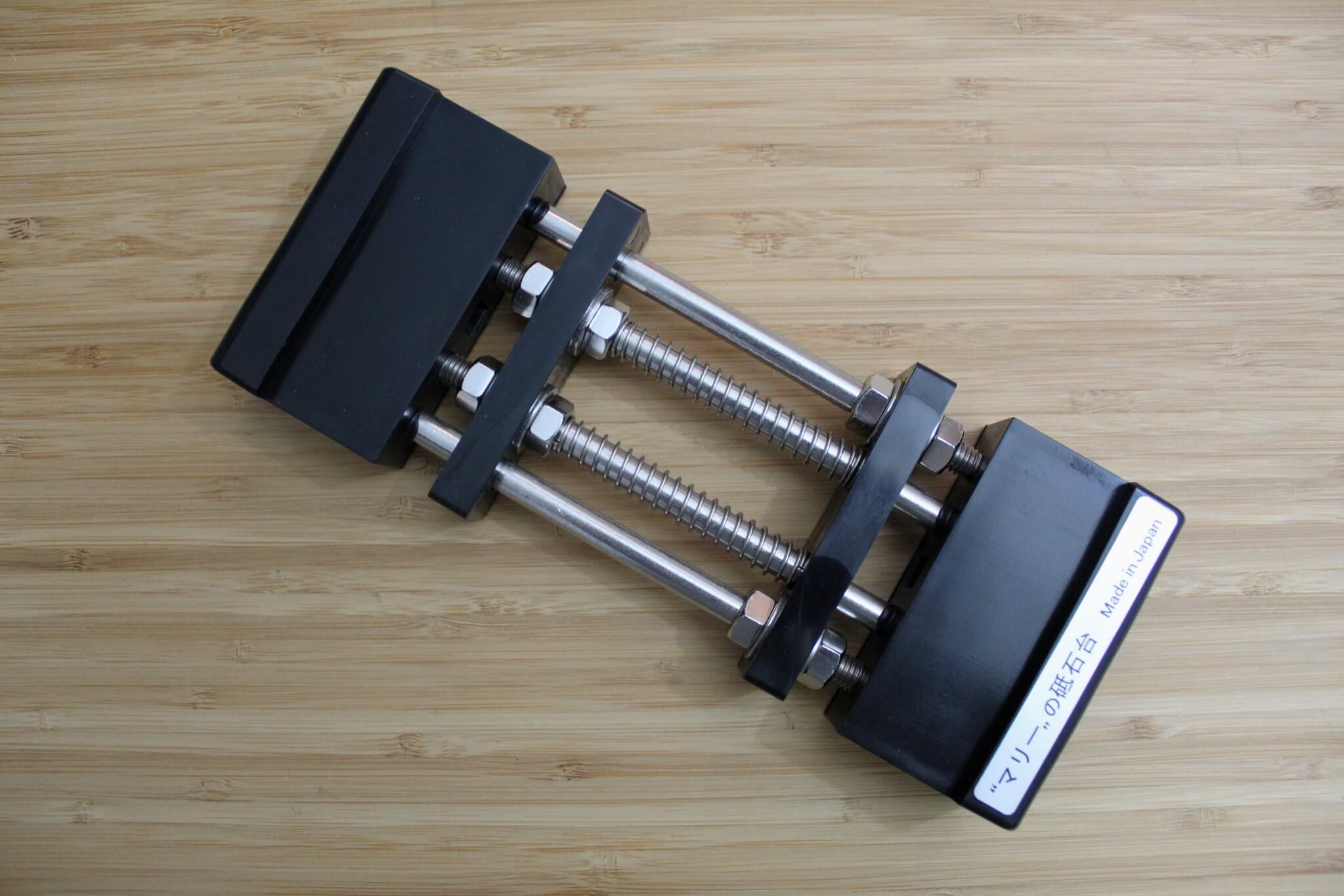 Whetstone / Sharpening Stone Holder with Adjustable Spring