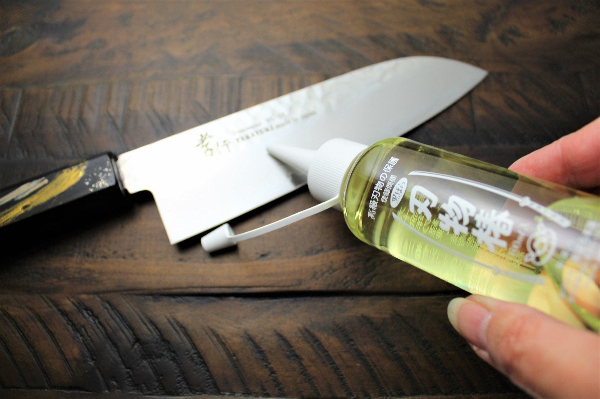 Knife Pivot Lube Organic Camellia Kitchen Knife Oil, 60mL Bottle