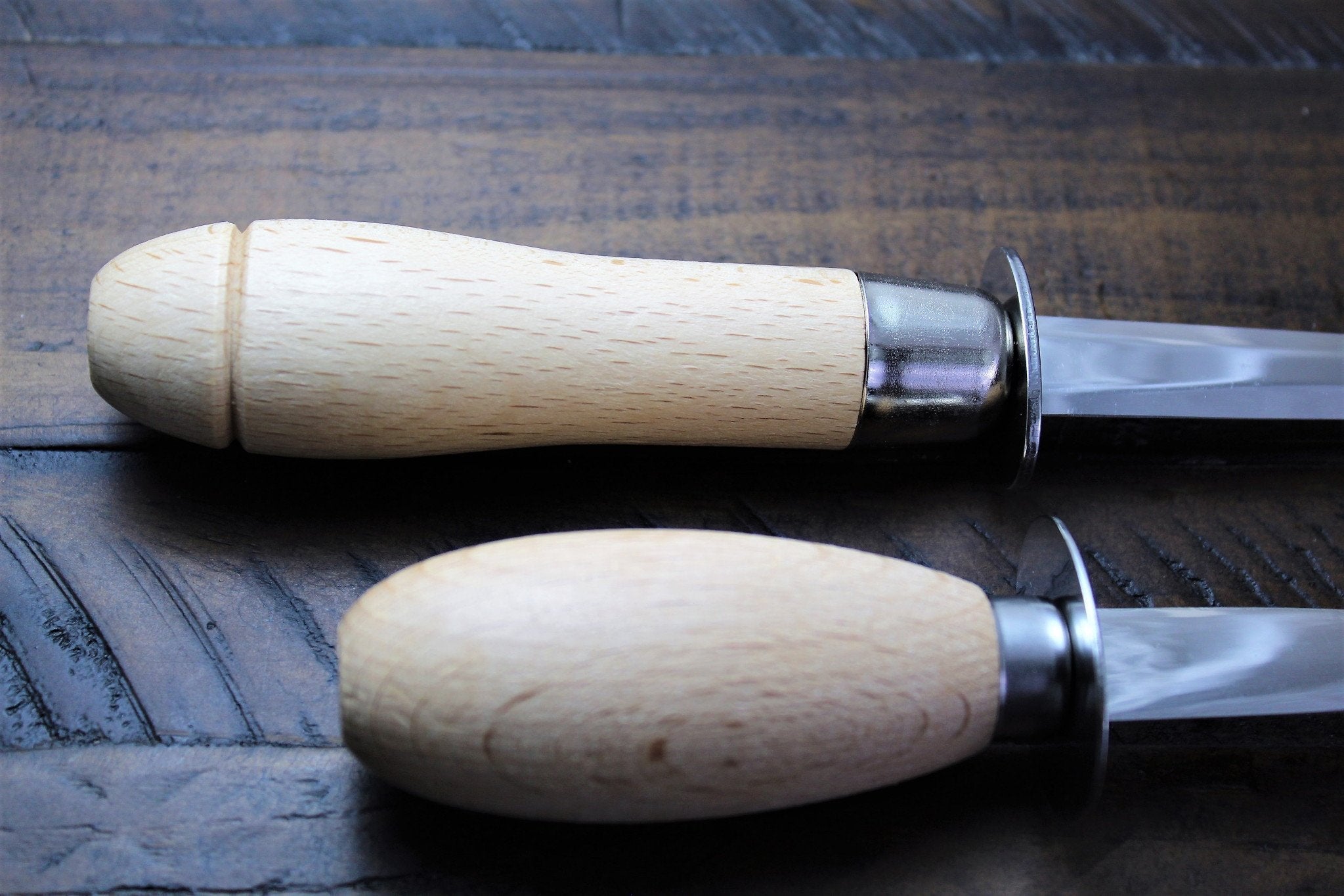 Oyster Shucker / Opener with Wooden Handle - Hasu-Seizo, LLC