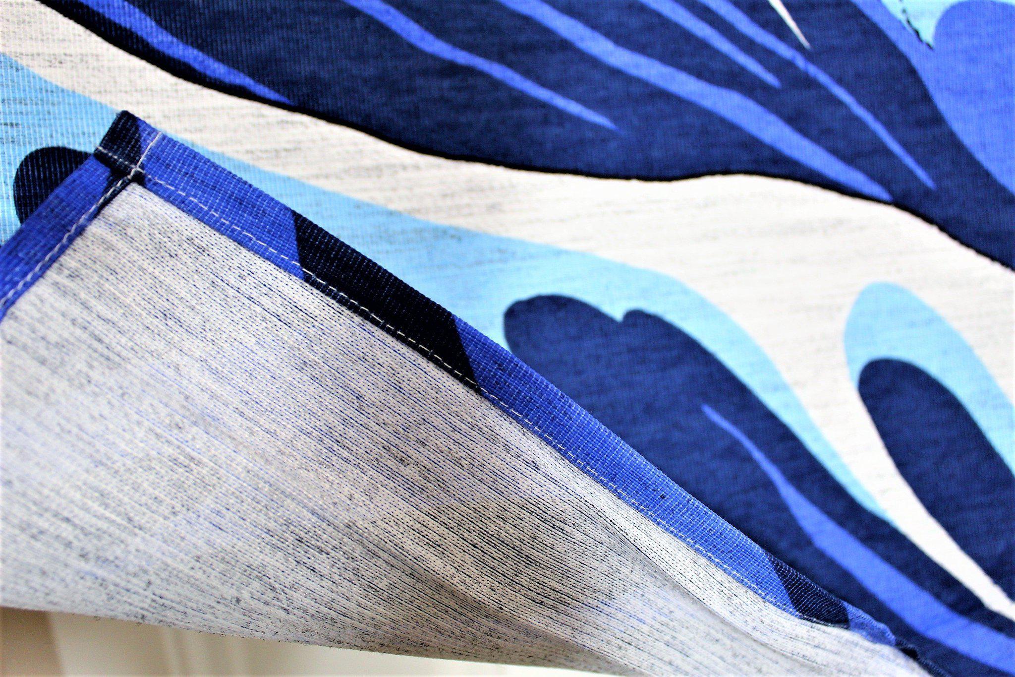 Japanese Decor - Japanese Noren Curtain With Thick Fabric - The Great Wave Off Kanagawa