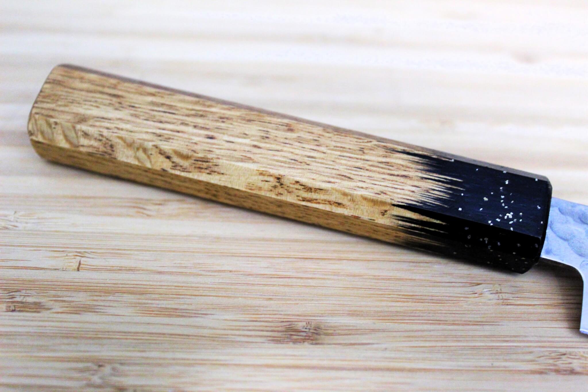 Kitchen Knife - Sakai Takayuki Gyuto Japanese Chef Knife 210 Mm (8.2") Damascus 33 Layer With Black Lacquered Oak Handle