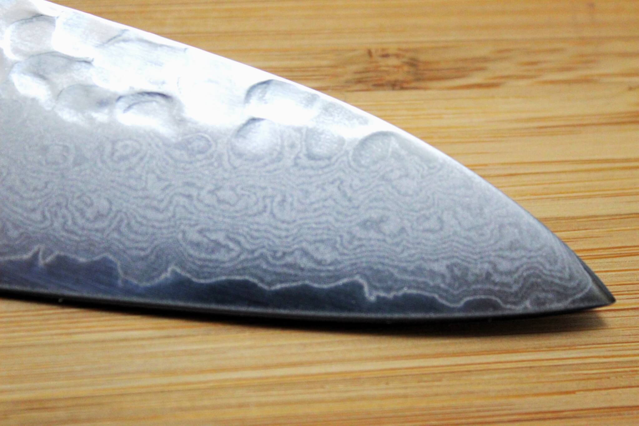 Kitchen Knife - Sakai Takayuki Gyuto Japanese Chef Knife 210 Mm (8.2") Damascus 33 Layer With Brown Lacquered Oak Handle