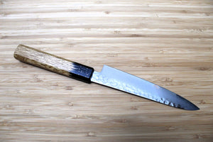 Kitchen Knife - Sakai Takayuki Petty Knife 150mm (5.9") Damascus 33 Layer With Black Lacquered Oak Handle