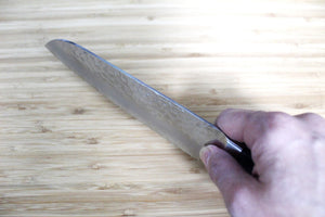 Kitchen Knife - Sakai Takayuki Santoku Knife 170mm (6.6") Damascus 33 Layer With Blue Handle