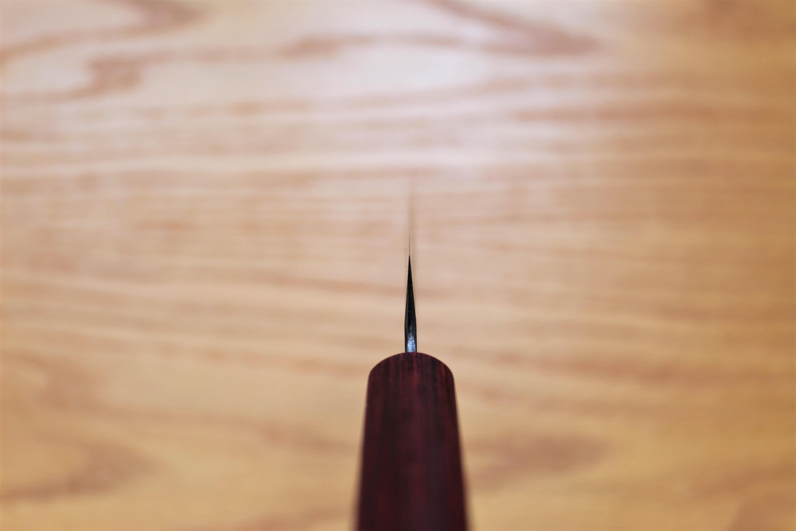 Kitchen Knives - Fujiwara Yasuhiko Aogami Super / Blue Super Steel Petty 150 Mm / 5.9" Red Handle