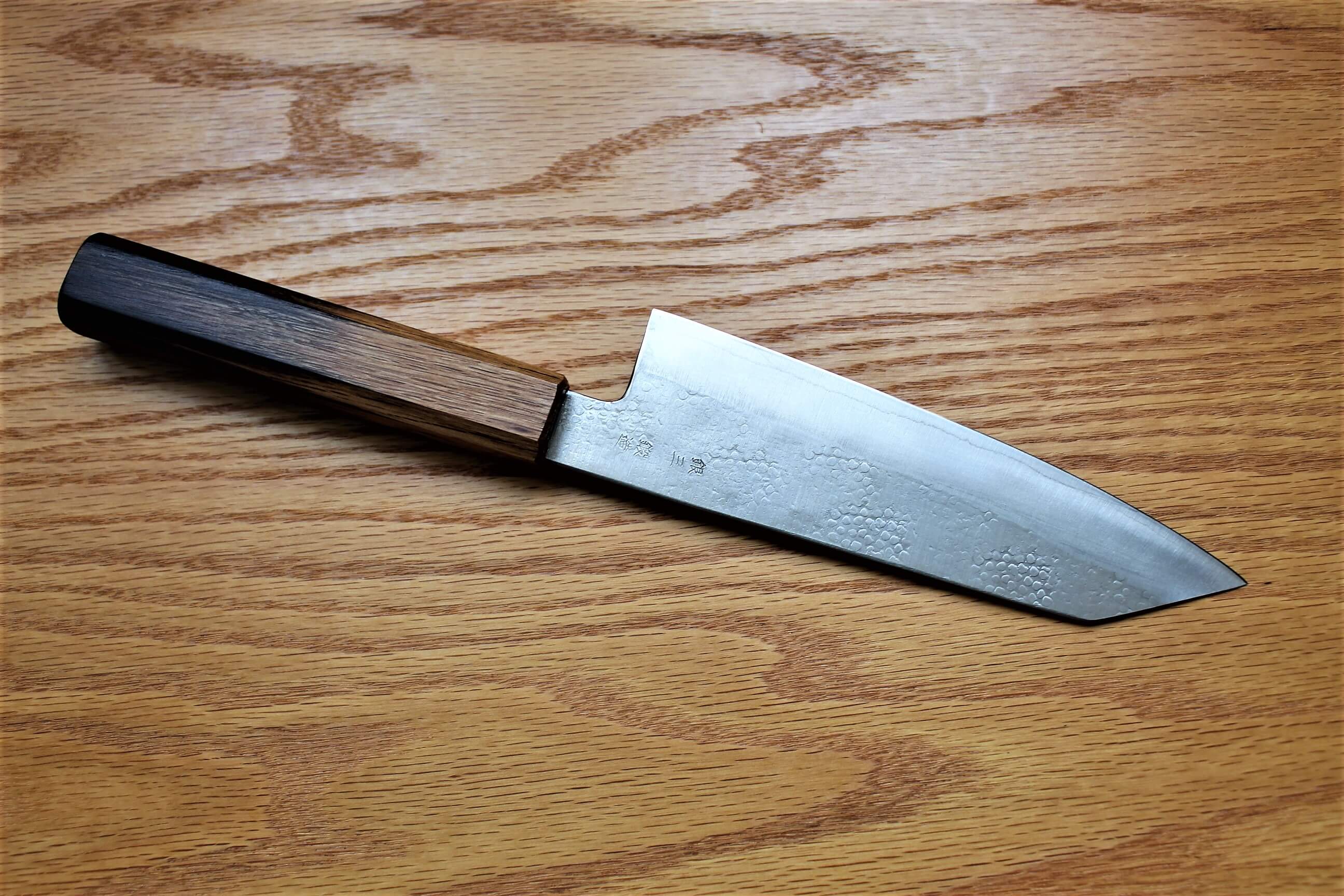 Fujiwara Yasuhiko Ginsan Kiritsuke with Oak Handle 165mm / 6.5