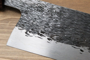 Kitchen Knives - Isamitsu Aogami Super / Blue Super Steel Nakiri 165 Mm / 6.5" Red Maple Handle