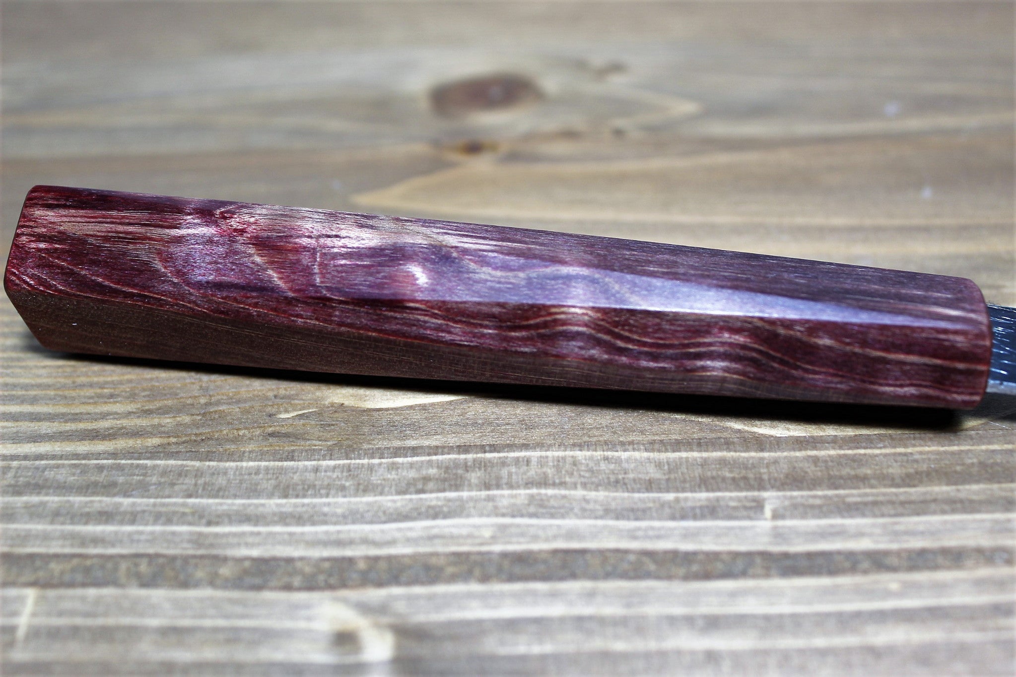 Kitchen Knives - Isamitsu Aogami Super / Blue Super Steel Santoku 165 Mm / 6.5" Red Maple Handle