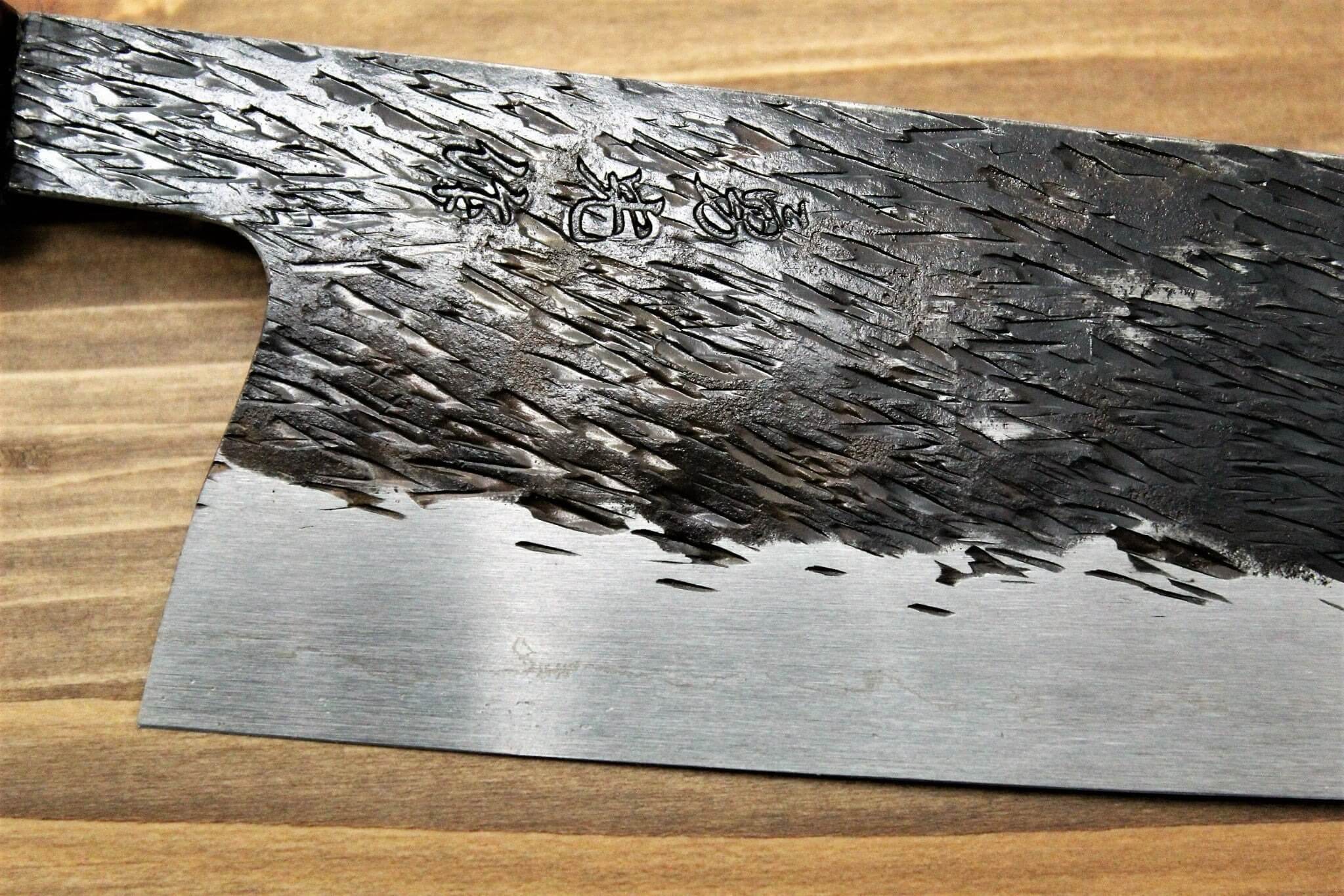Kitchen Knives - Isamitsu Aogami Super / Blue Super Steel Santoku 165 Mm / 6.5" Red Maple Handle