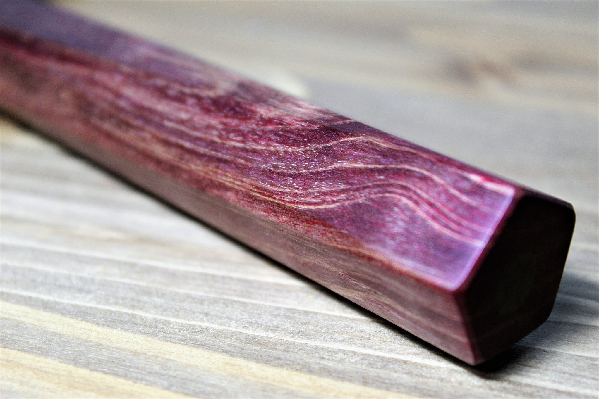 Kitchen Knives - Isamitsu Aogami Super / Blue Super Steel Santoku 165 Mm / 6.5" Red Maple Handle