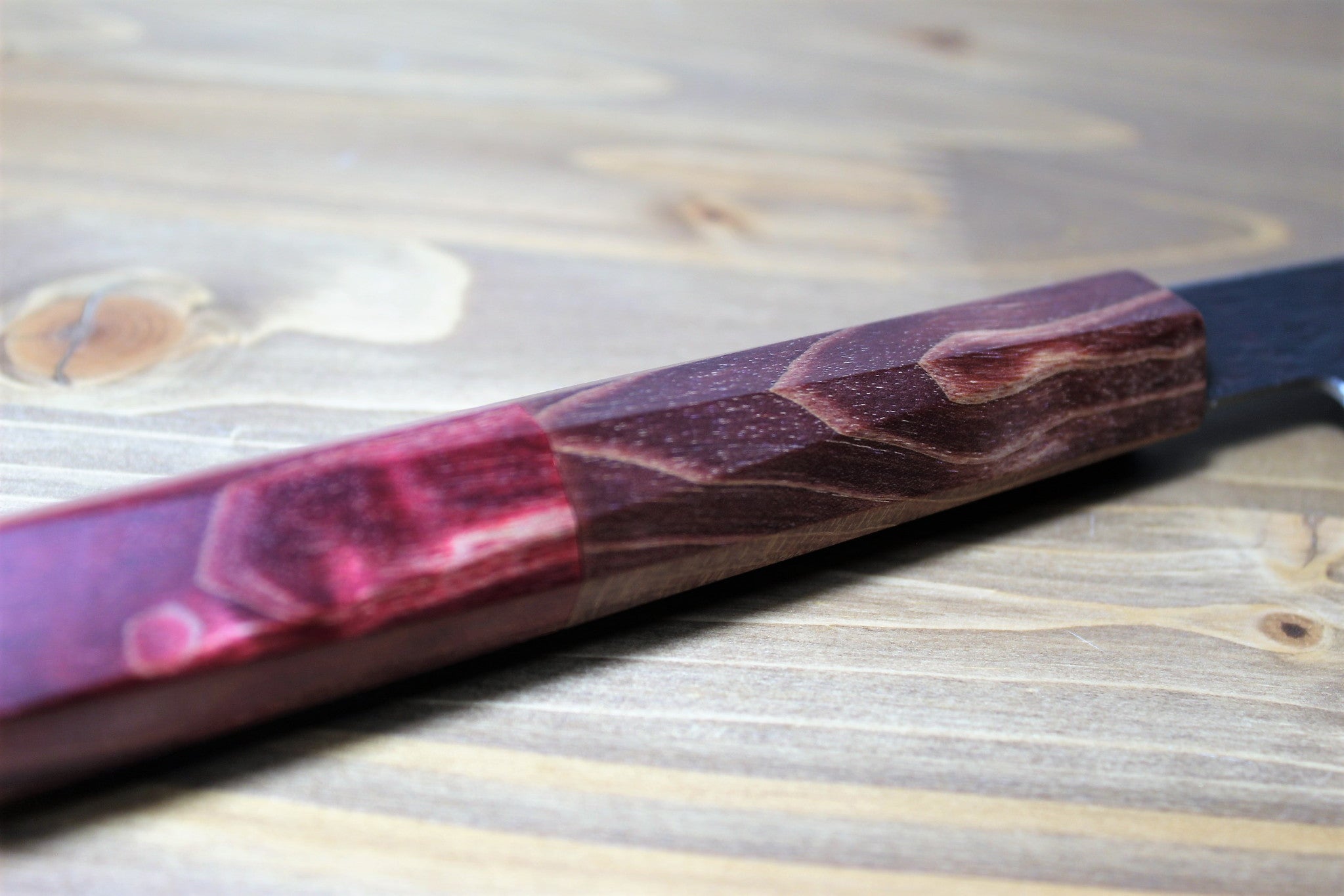 Kitchen Knives - Isamitsu Shirogami #1 / White Steel #1 Kiritsuke 165 Mm / 6.5" Brown Two Tone Maple And Burberry Handle