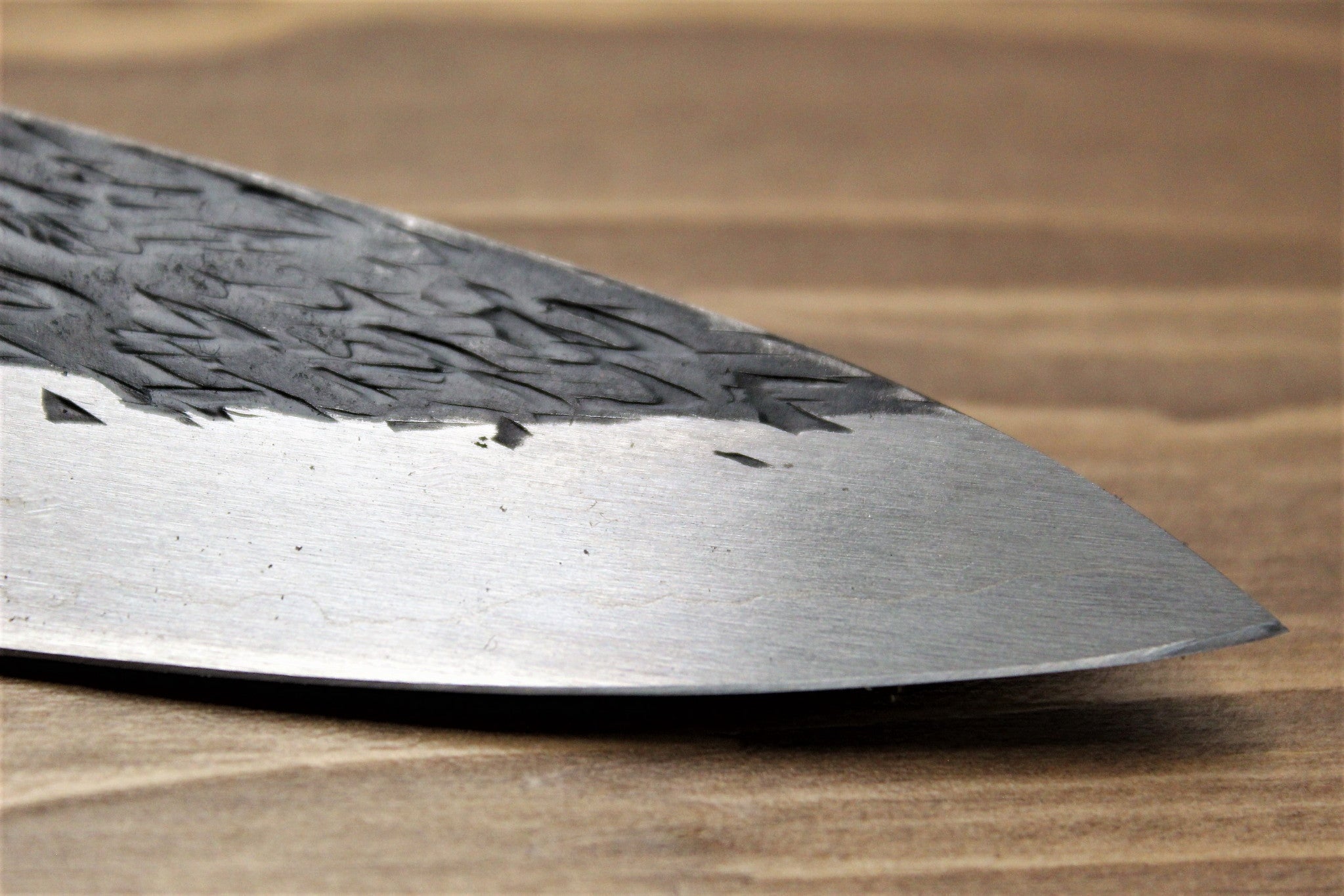 Kitchen Knives - Isamitsu Shirogami #1 / White Steel #1 Petty 150 Mm / 5.9" Brown Two Tone Maple And Burberry Handle