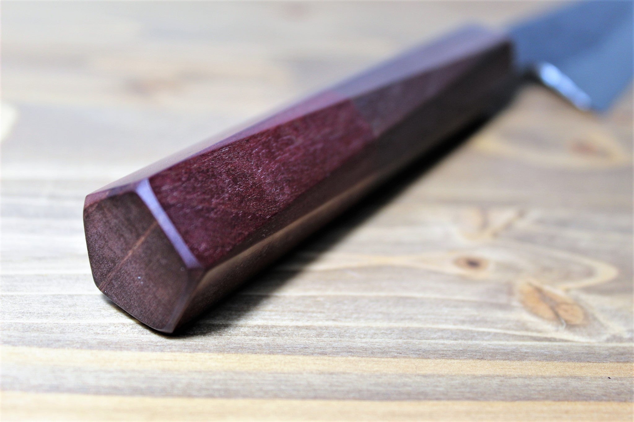Kitchen Knives - Isamitsu Shirogami #1 / White Steel #1 Petty 150 Mm / 5.9" Brown Two Tone Maple And Burberry Handle