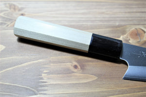 Kitchen Knives - Misuzu Hamono Bunka Petty VG-10 Stainless Steel 105 Mm / 4.1" Magnolia Handle