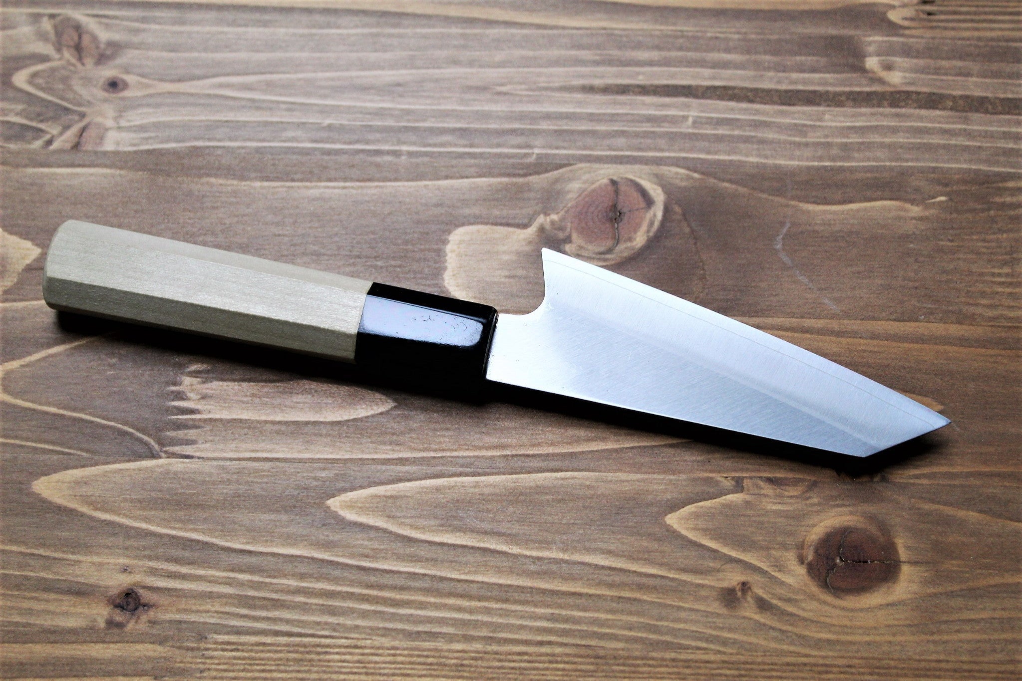 Kitchen Knives - Misuzu Hamono Bunka Petty VG-10 Stainless Steel 105 Mm / 4.1" Magnolia Handle