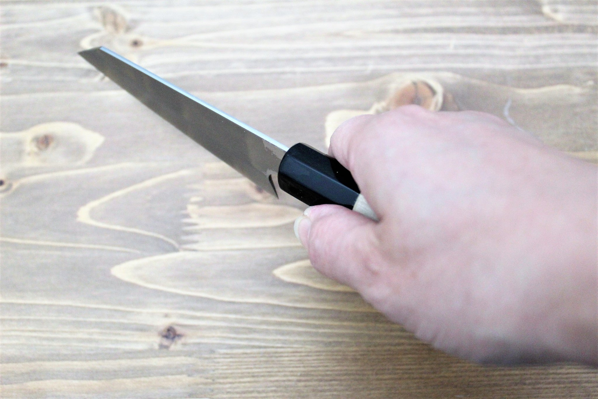 Kitchen Knives - Misuzu Hamono Bunka Petty VG-10 Stainless Steel 105 Mm / 4.1" Magnolia Handle