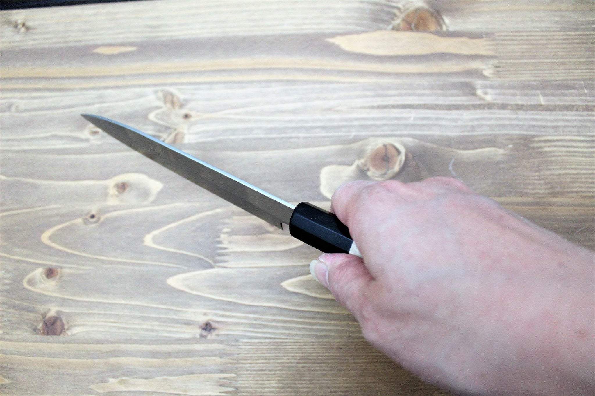Kitchen Knives - Misuzu Hamono  Petty VG-10 Stainless Steel 155 Mm / 6.1" Magnolia Handle