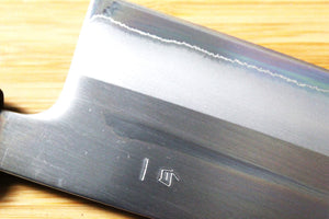 OUL Gyuto Shirogami #1 / White Steel #1 210 mm / 8.2" Burnt Oak Handle