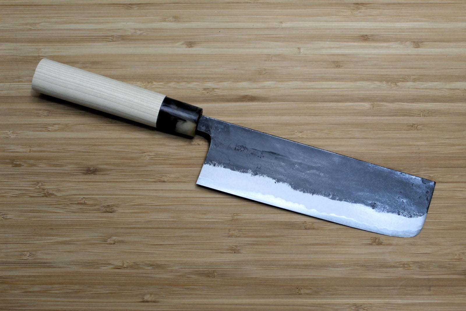 OUL Kurouchi Aogami Nakiri 165 mm / 6.5" Magnolia Handle