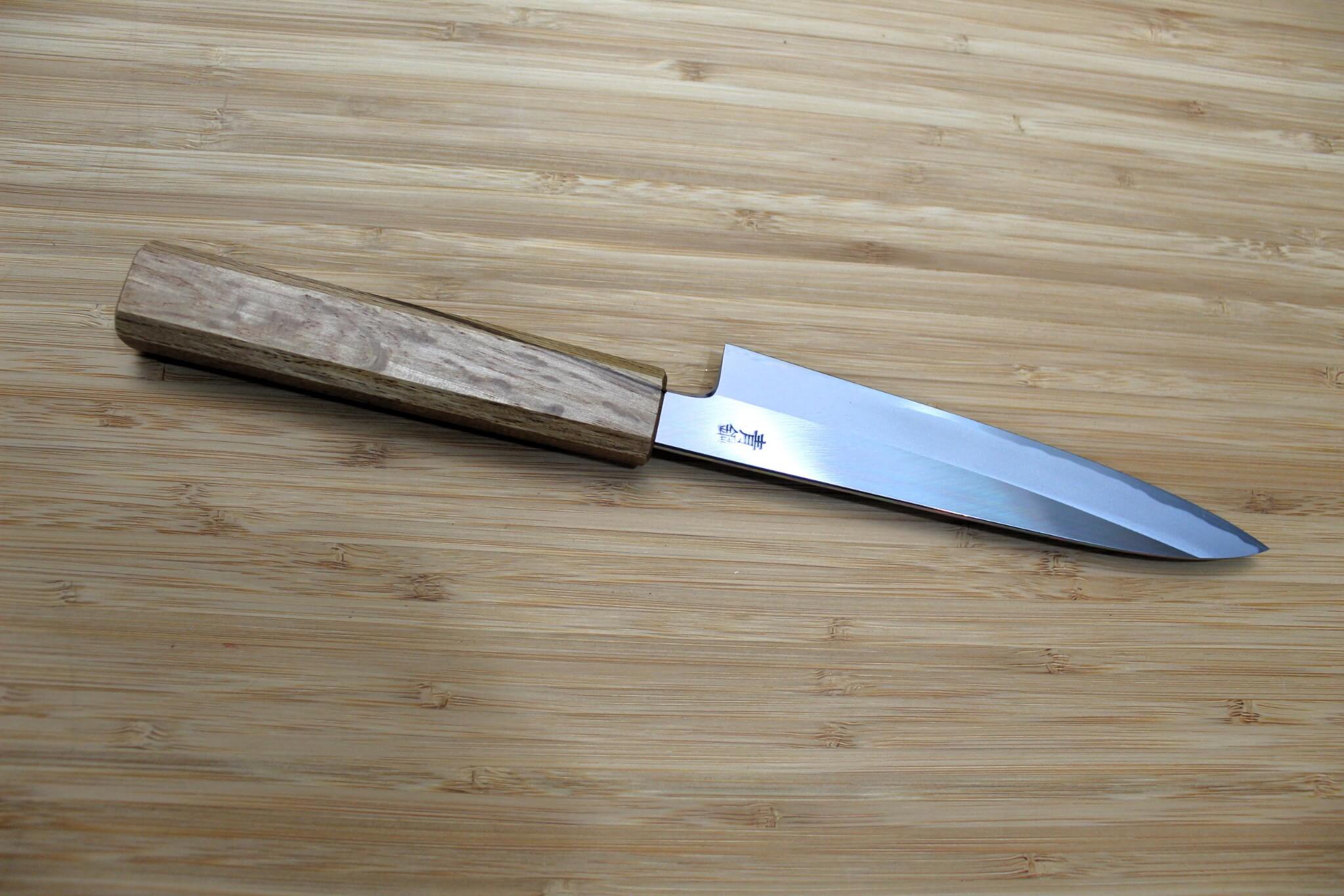 Kitchen Knives - OUL Petty Aoniko / Blue Steel #2 150mm / 5.9" Oak Handle