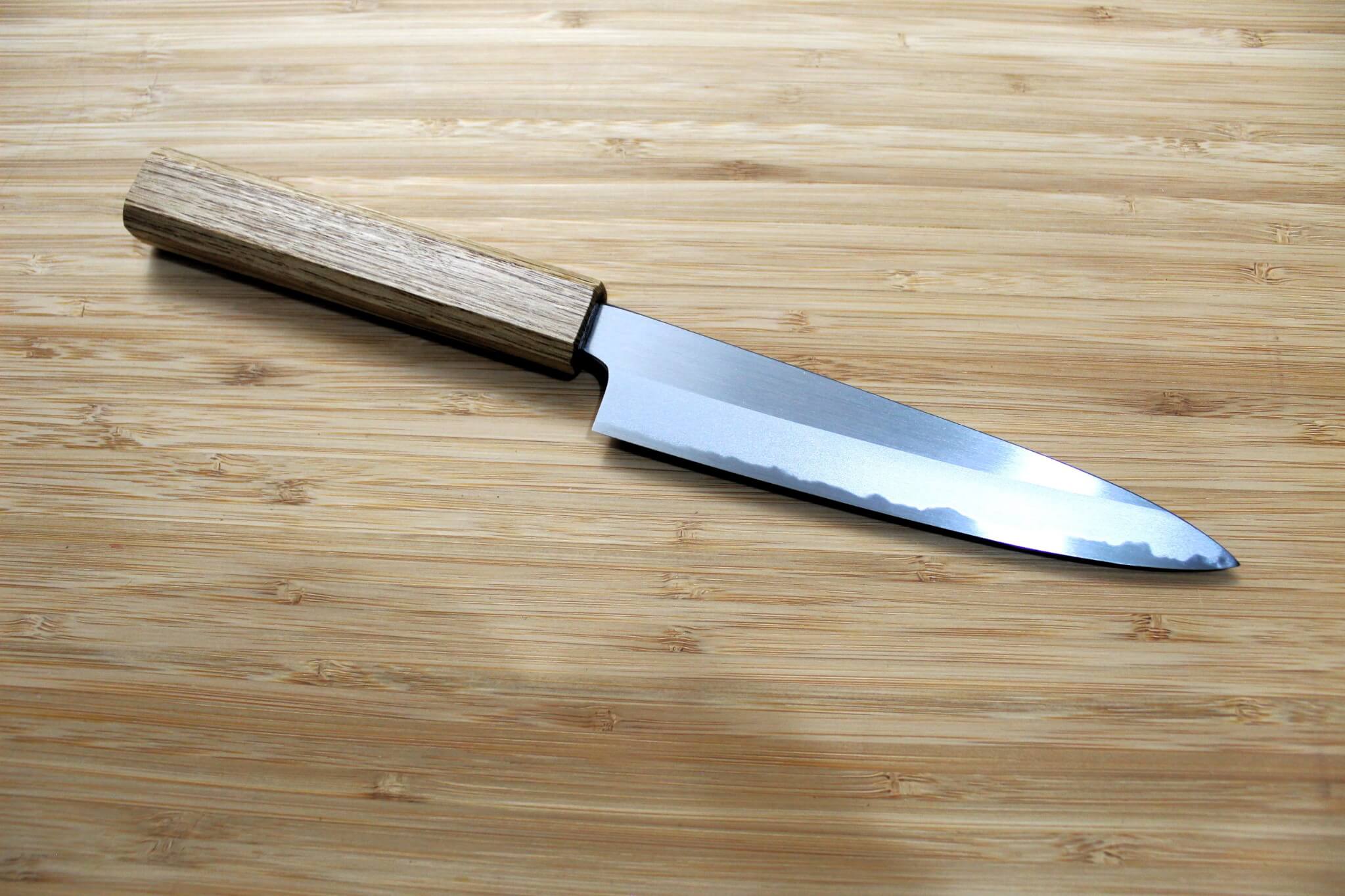 Kitchen Knives - OUL Petty Shironiko / White Steel #2 150mm / 5.9" Oak Handle