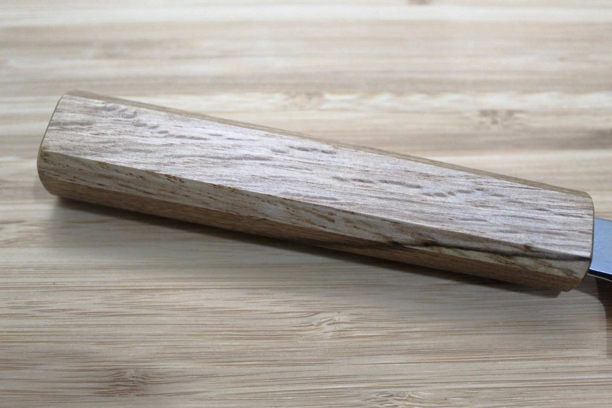 OUL Santoku Aoniko / Blue Steel #2 180mm / 7.0" Oak Handle