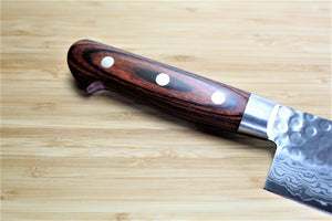 Kitchen Knives - Sakai Takayuki 17 Layer Damascus Nakiri Knife 160mm (6.3")