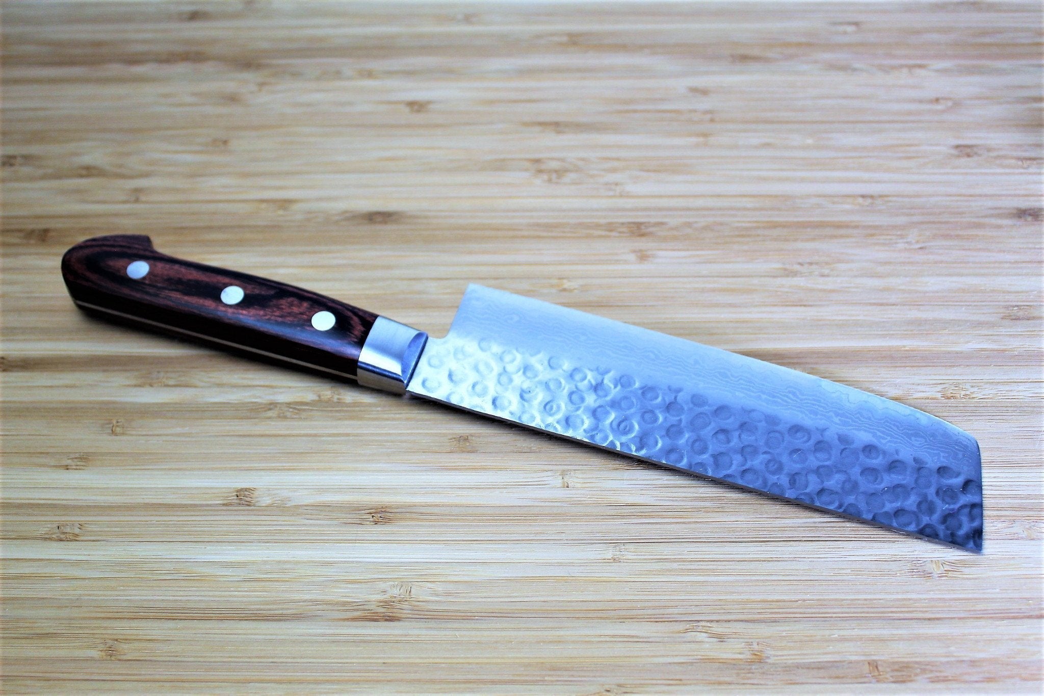 Kitchen Knives - Sakai Takayuki 17 Layer Damascus Nakiri Knife 160mm (6.3")