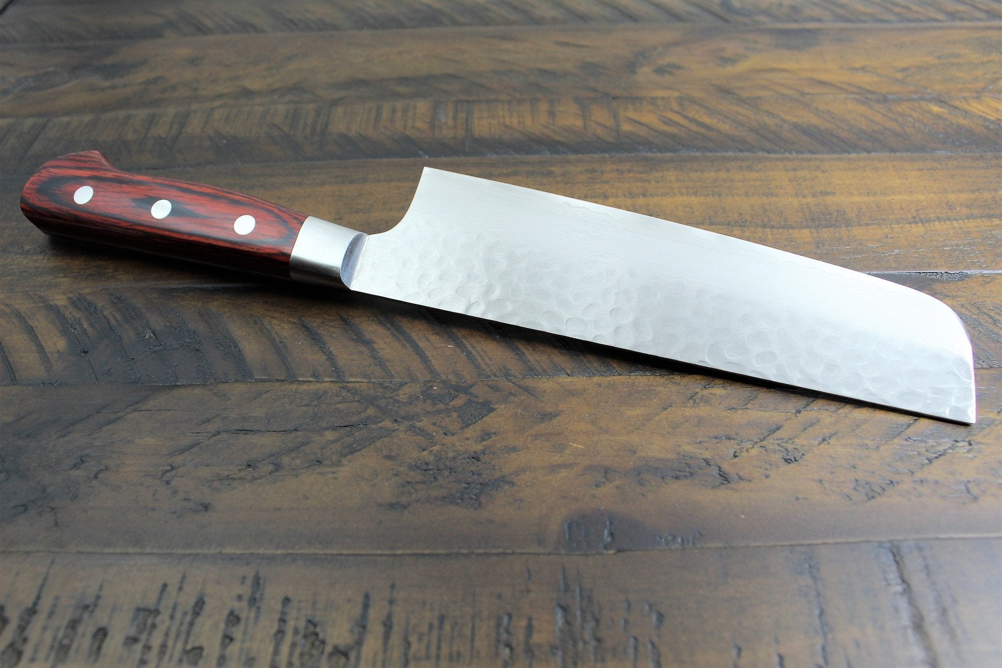 Kitchen Knives - Sakai Takayuki 33 Layer Damascus Nakiri Knife 160mm (6.3")