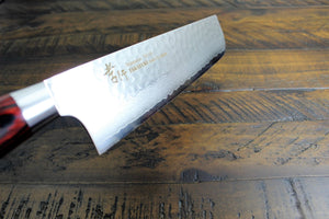 Kitchen Knives - Sakai Takayuki 33 Layer Damascus Nakiri Knife 160mm (6.3")