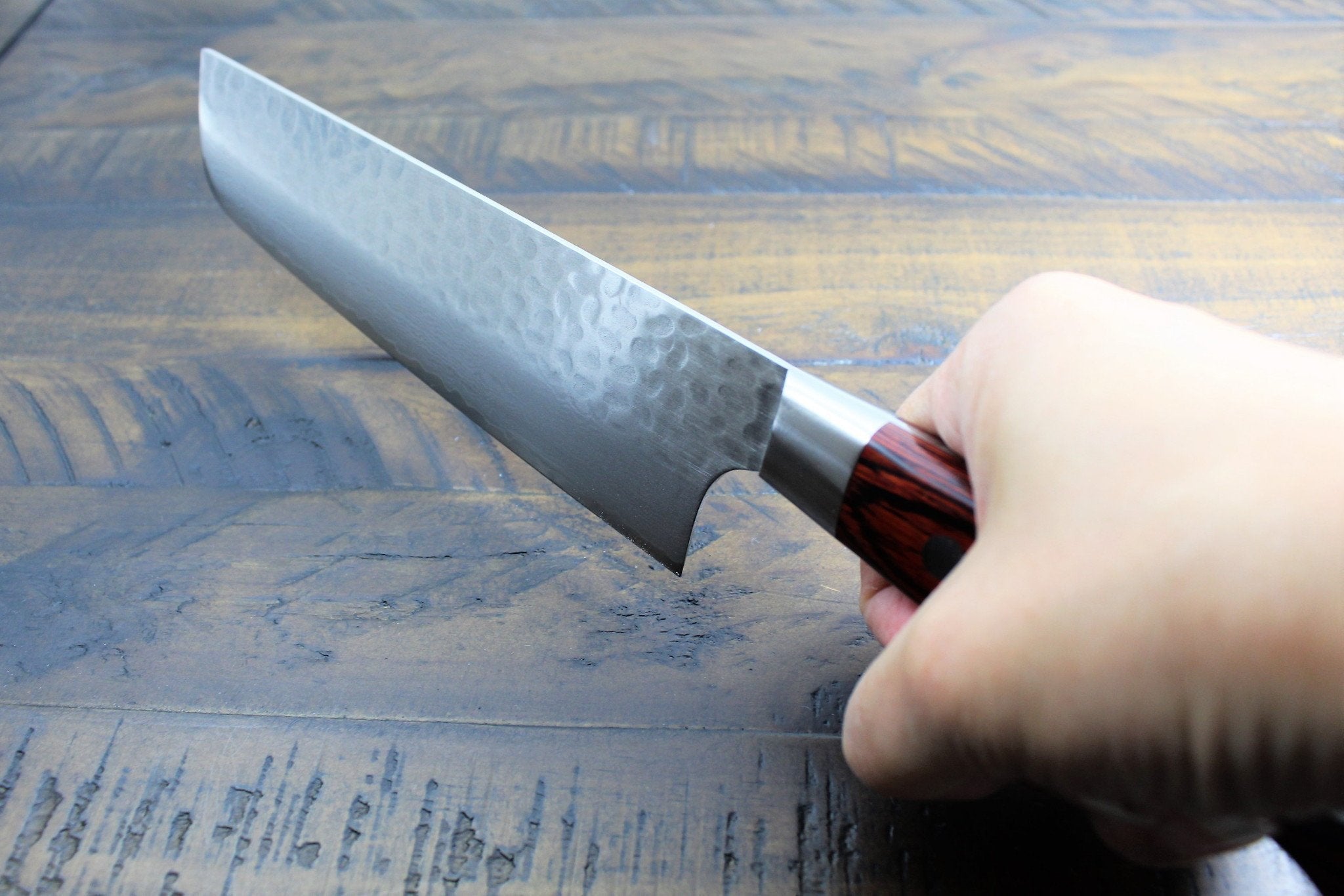 Kitchen Knives - Sakai Takayuki 33 Layer Damascus Nakiri Knife 160mm (6.3")