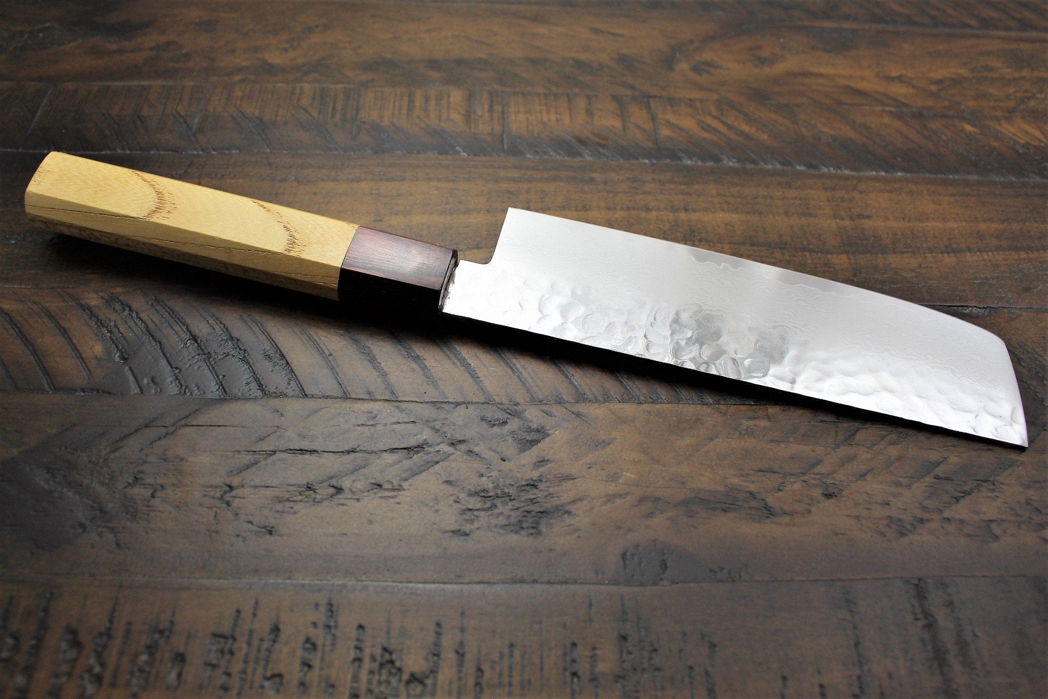 Kitchen Knives - Sakai Takayuki 33 Layer Damascus Nakiri Knife 160mm (6.3") Japanese Handle