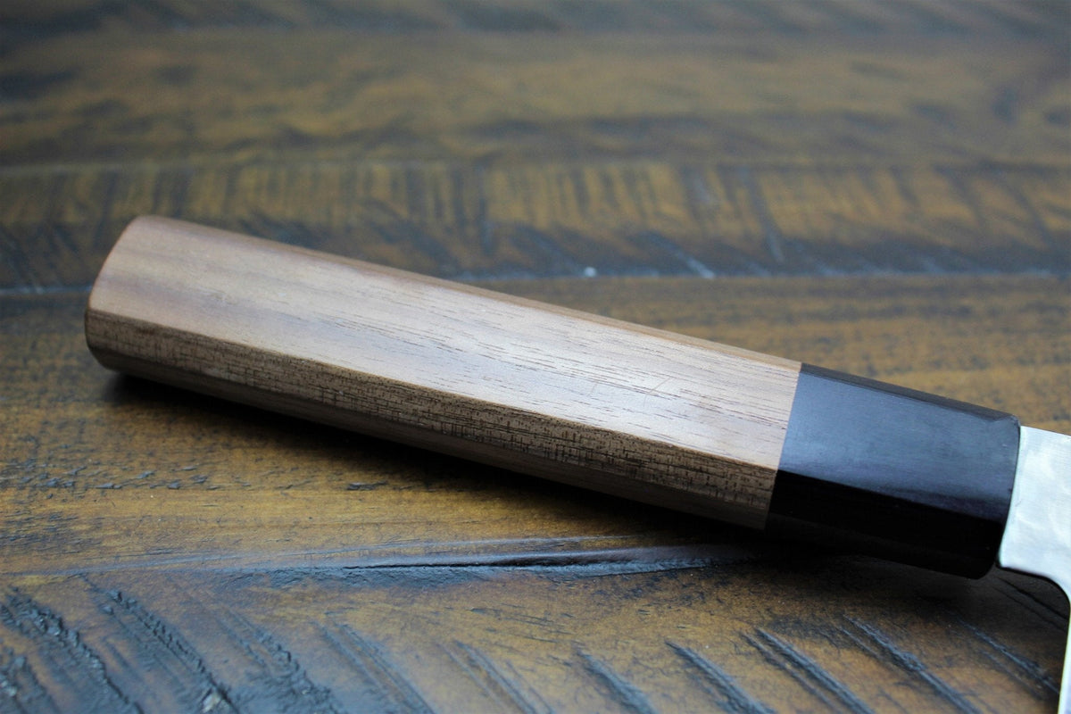Kitchen Knives - Sakai Takayuki 45 Layer Damascus Nakiri Knife 160mm (6.2") With Walnut Handle