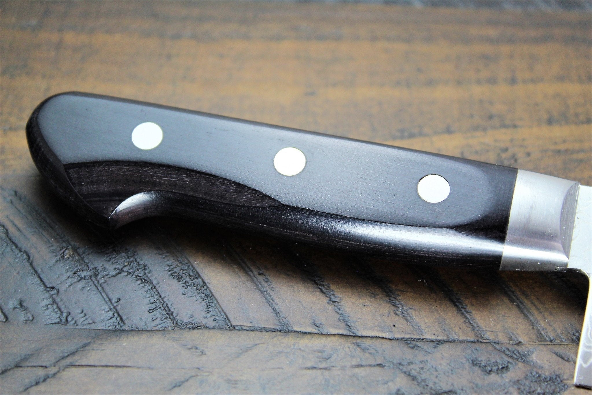 Kitchen Knives - Sakai Takayuki 45 Layer Damascus Nakiri Knife 160mm (6.3") Mirror Finish