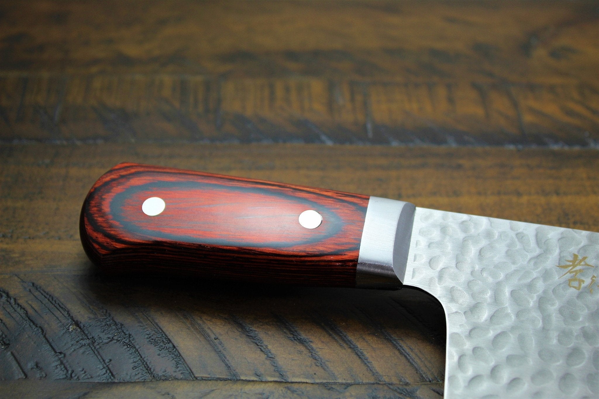 Kitchen Knives - Sakai Takayuki Cleaver Knife / Chopper Knife 195mm (7.6") Damascus 33 Layer